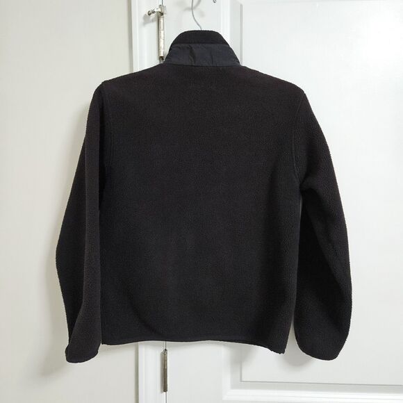 Lands' End Full Zip Polartec Fleece Jacket Women’s XS 4 Petite Black Zip Pockets - Picture 8 of 8
